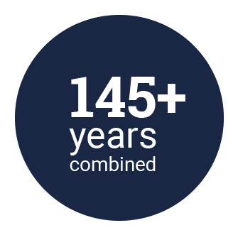 145+ Combined Years of Experience Icon