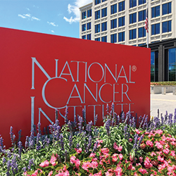 National Cancer Institute sign